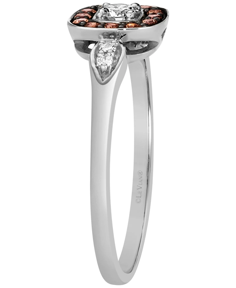 Le Vian Nude Diamond (0.13 ct. t.w.) and Chocolate Diamond (0.11 ct. t.w.) Ring in 14K Vanilla Gold