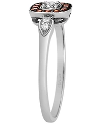 Le Vian Nude Diamond (0.13 ct. t.w.) and Chocolate Diamond (0.11 ct. t.w.) Ring in 14K Vanilla Gold