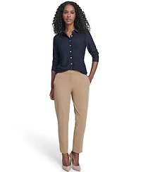 Tommy Hilfiger Women's Floral Clip Button-Up Top