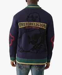True Religion Men's Ann Long-Sleeve Cardigan