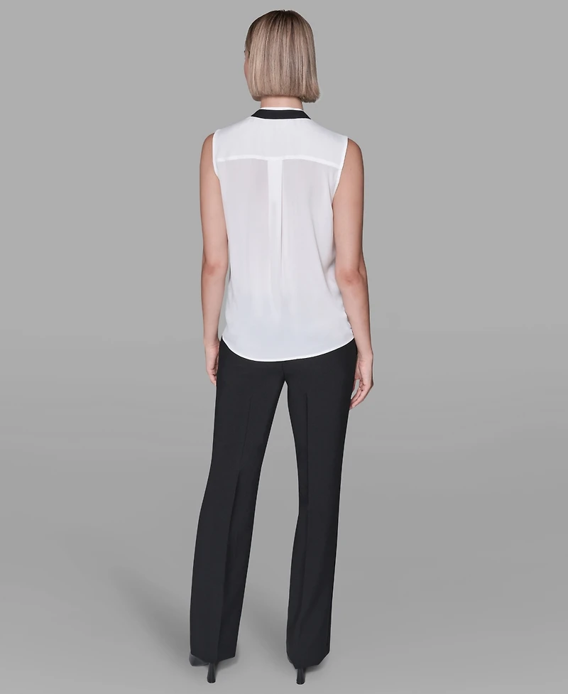 Karl Lagerfeld Paris Women's Sleeveless Top