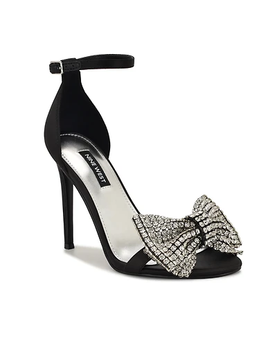 Nine West Women's Tansie Embellished High Stiletto Dress Sandals