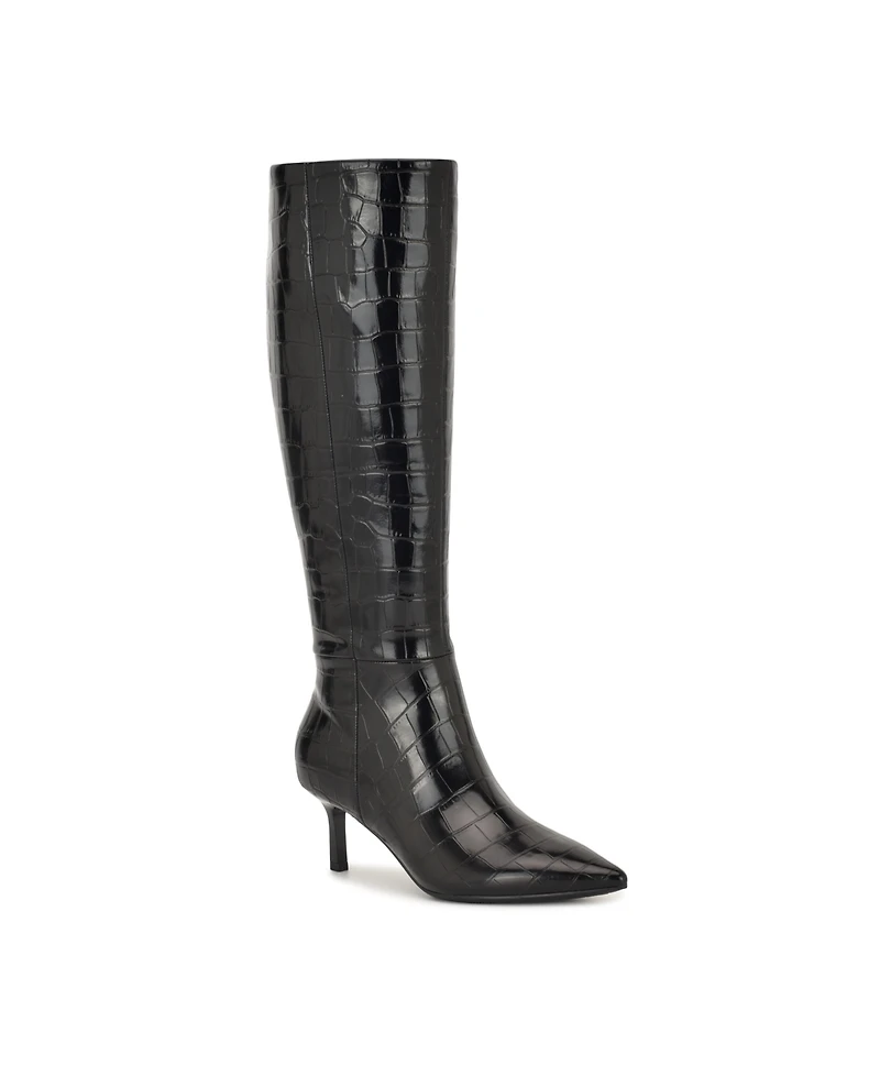 Nine West Women's Kimdee 9X9 Tall Stiletto Dress Boots