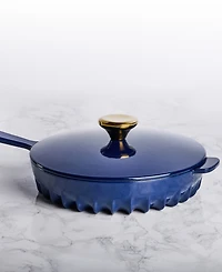 Fireup Cookware Rapid Heat Enameled Cast Iron 10" Frying Pan with Lid
