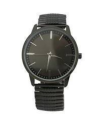 Olivia Pratt Gunmetal Retro Everyday Stretch Women Watch