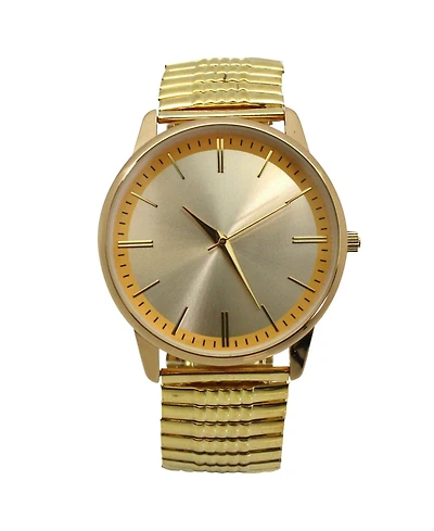 Olivia Pratt Gold Retro Everyday Stretch Women Watch