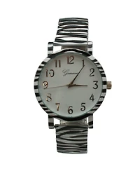 Olivia Pratt Zebra Stretch Animal Print Women Watch