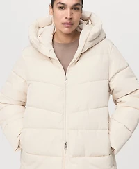 Mango Women's Hood Quilted Coat