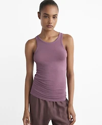 Mango Women's Cashmere Pajama Top