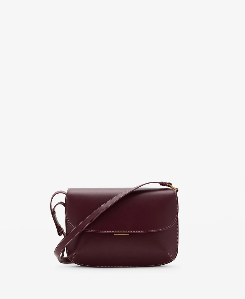 Mango Women's Flap Crossbody Bag