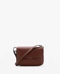 Mango Women's Flap Crossbody Bag