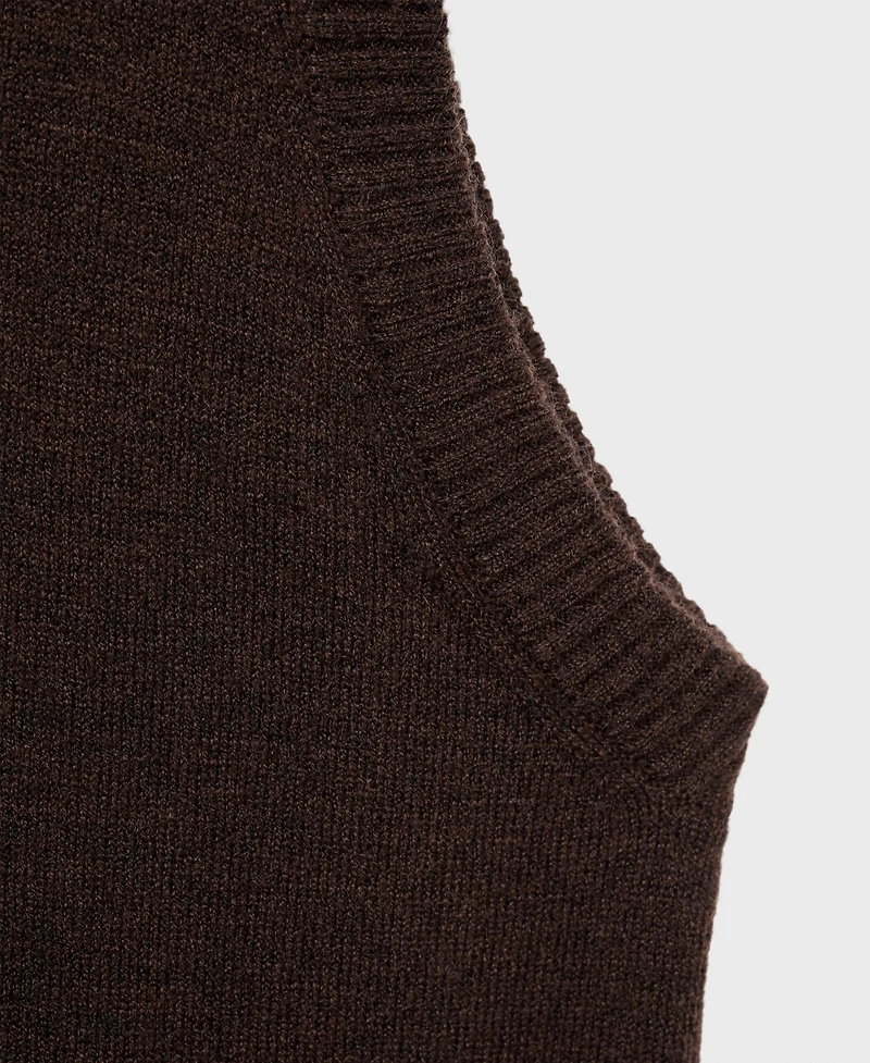 Mango Women's Knitted Turtleneck Dress