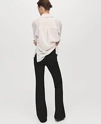 Mango Women's Seam Detail Leggings
