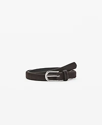 Mango Women's Leather Belt