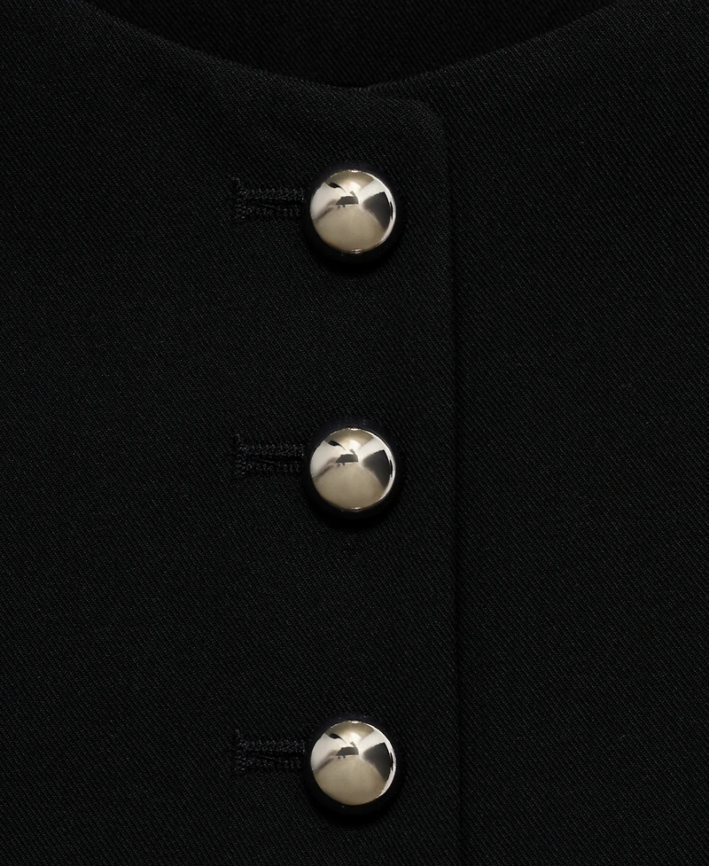 Mango Women's Jewel Buttons Vest