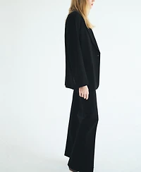 Mango Women's Mid-Rise Flare Pants