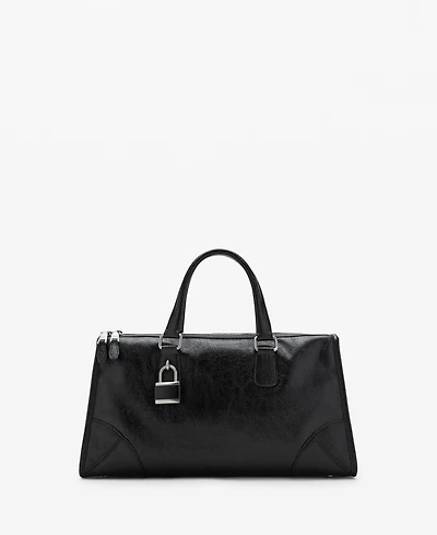 Mango Women's Rectangular Handles Handbag