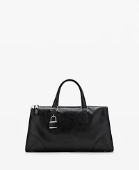 Mango Women's Rectangular Handles Handbag