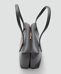 Mango Women's Quilted Leather Shoulder Bag