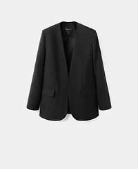 Mango Women's Without Lapels Suit Jacket
