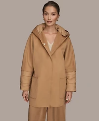 Donna Karan Weekend Women's Puffer Sleeve Cape Coat