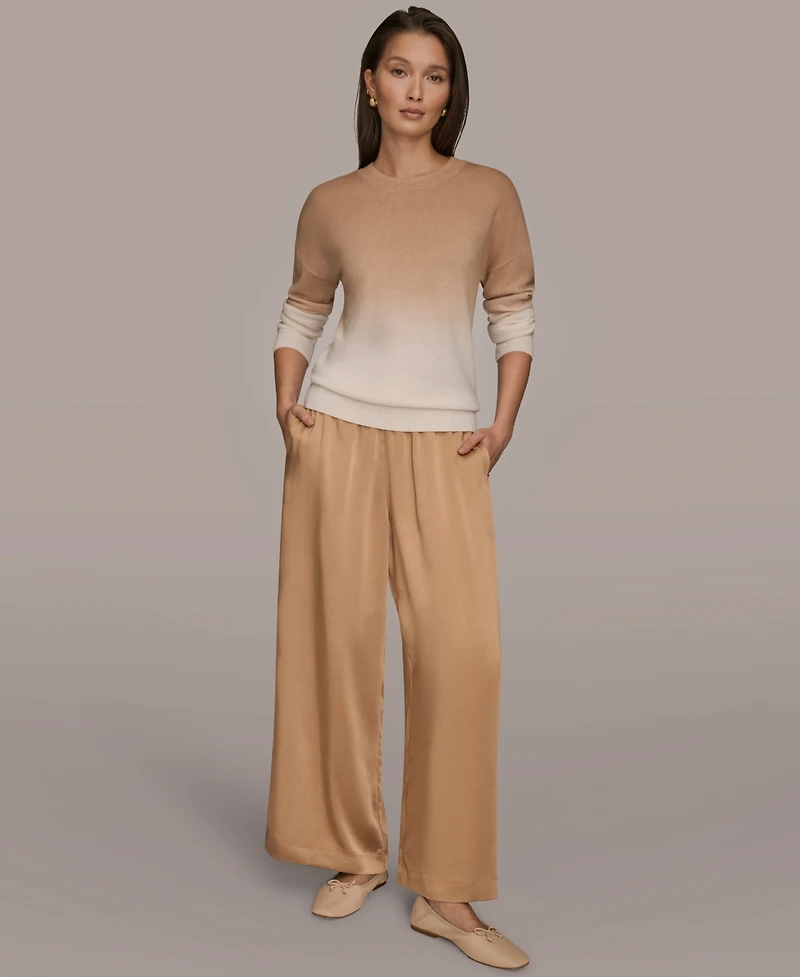 Donna Karan Weekend Women's Long Sleeve Crew Neck Top