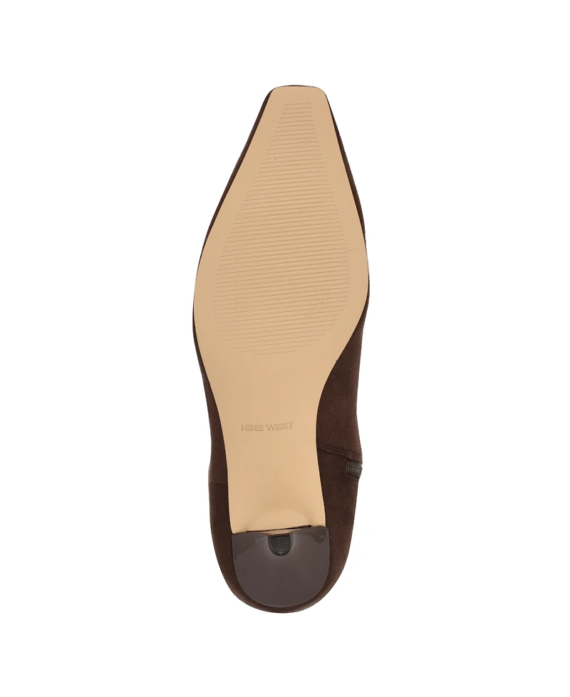 Nine West Women's Havier Tall Kitten Heel Dress Boots
