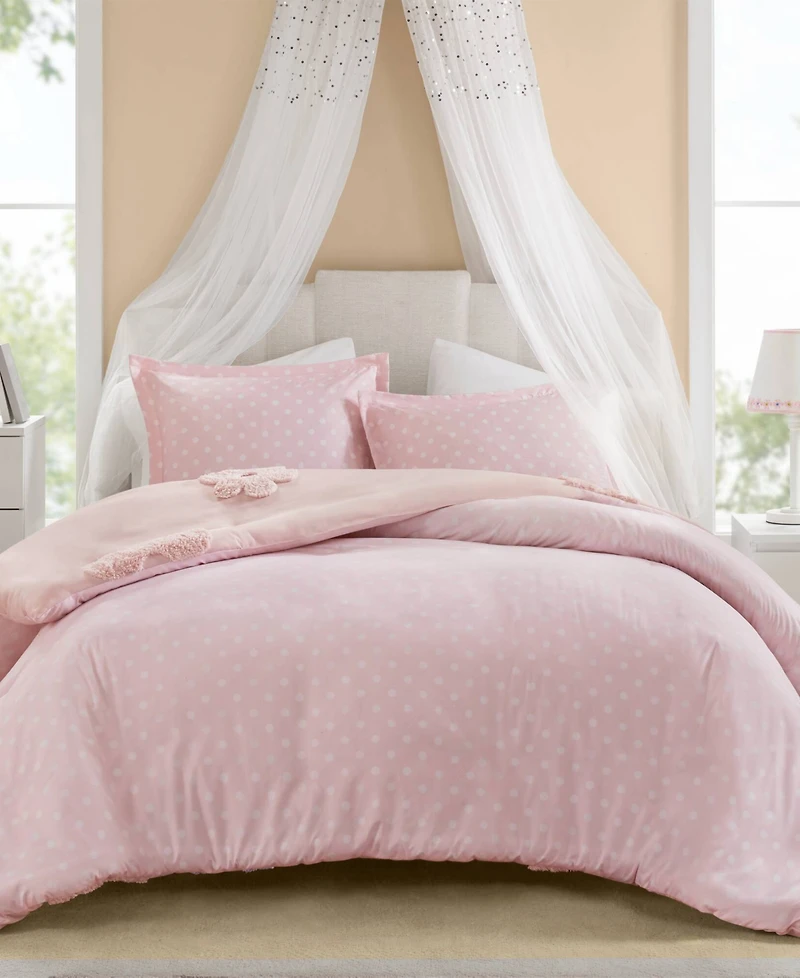 Intelligent Design Gracie Floral Reversible 3-Pc. Duvet Cover Set, Full/Queen