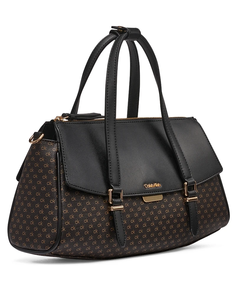 Calvin Klein Irene Crossbody Medium Strap Satchel Bag