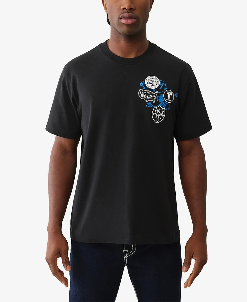 True Religion Men's Embroidered Short-Sleeve T-Shirt