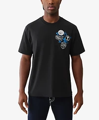True Religion Men's Embroidered Short-Sleeve T-Shirt