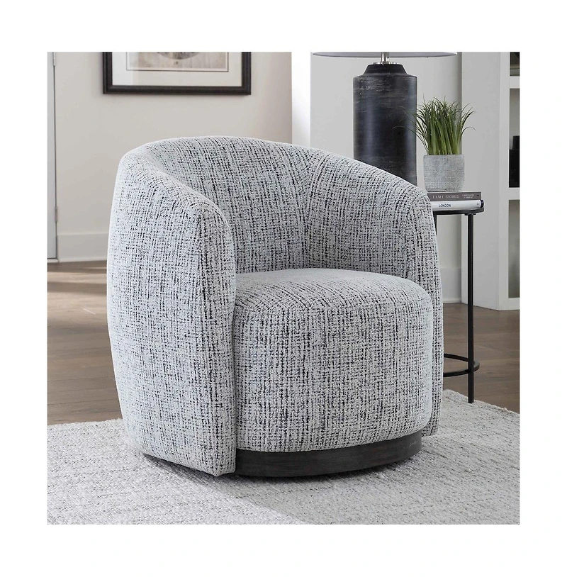 Parker Living Polyester Tatum - Nightshade Swivel Accent Chair