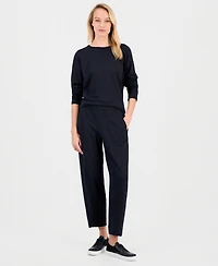 Eileen Fisher Women's High-Rise Lantern Ankle Pants