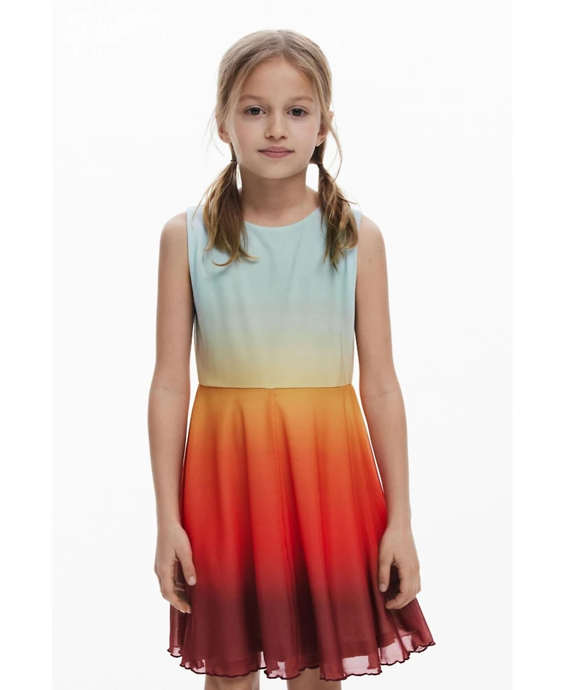 Desigual Girls Girls's Ombre short dress