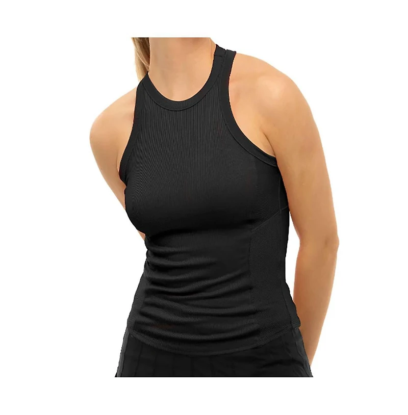 Lucky Love One Rib Womens Tennis Tank Top