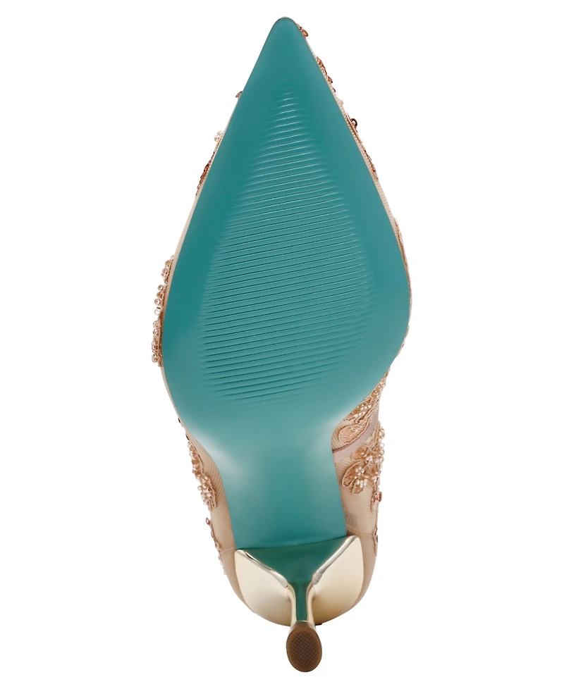 Betsey Johnson Women's Jenii Pointed-Toe Mesh Stiletto Pumps