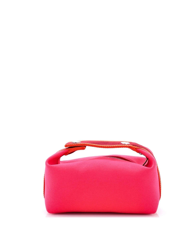 Pre-Owned HERMA‰S Pm Bride-a-Brac Travel Case Toile