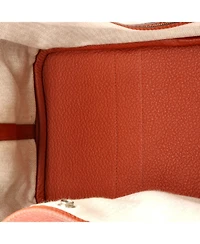 Pre-Owned HERMA‰S 36 Garden Party Tote Leather