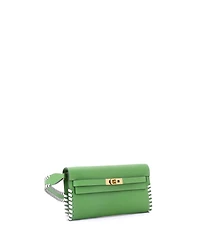 Pre-Owned HERMA‰S Kelly To Go Wallet Tressage Epsom