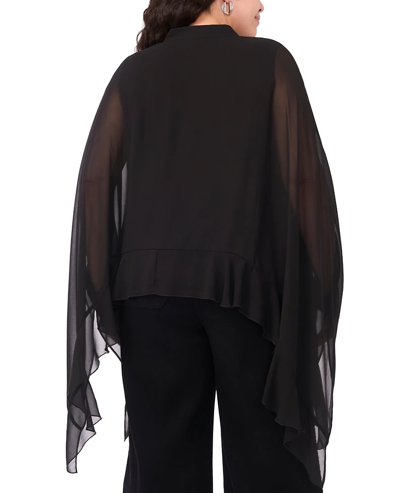 Vince Camuto Plus Flowy Long Sleeve Top