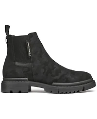 Karl Lagerfeld Paris Men's Camo Chelsea Boots