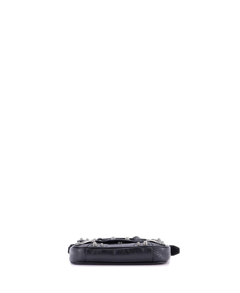 Pre-Owned Balenciaga Xs Le Cagole Giant Studs Sling Bag Leather