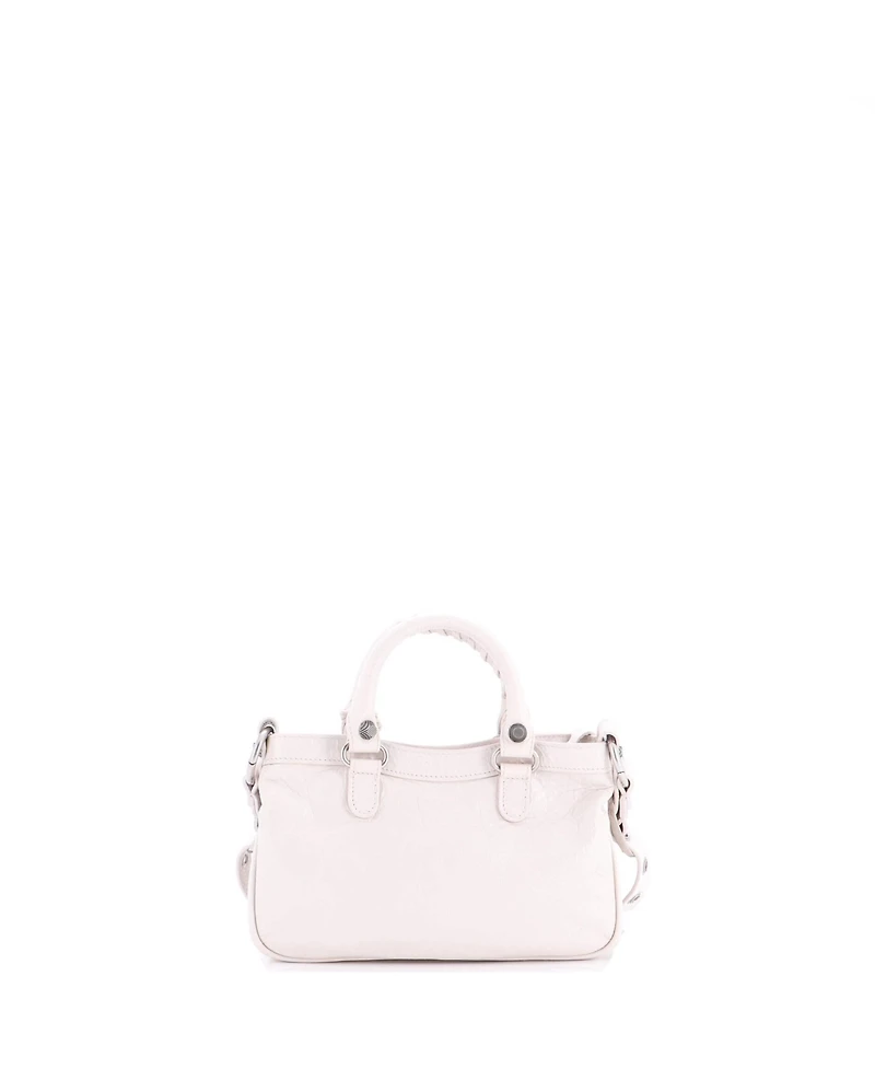 Pre-Owned Balenciaga Small Le Cagole Giant Studs Tote Leather