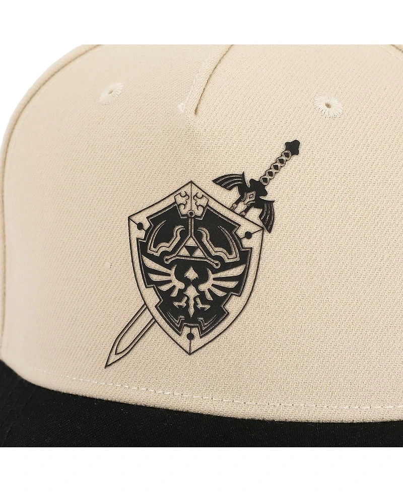 The Legend of Zelda Men's Legend Of Zelda Hylian Shield Embroidery Poly Wool B104 Baseball Cap Snapback
