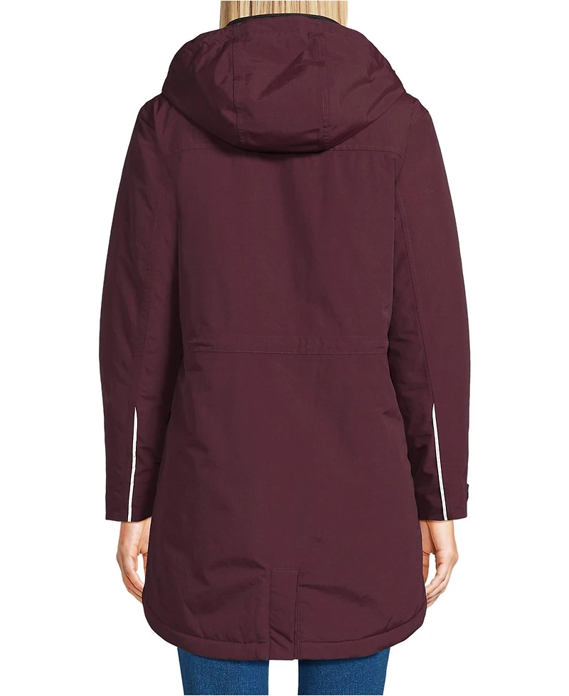 Lands' End Women's Squall Waterproof Insulated 3 1 Winter Parka