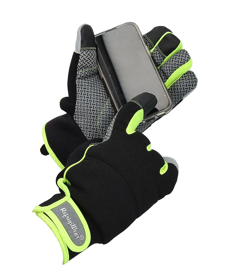 RefrigiWear Men's Endurance Active Touch Glove – -10°F Insulated Work with Touchscreen Fingers