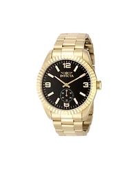 Invicta Men's Specialty Quartz Multifunction Black Dial Watch