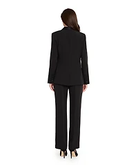 Tahari Asl Women's Flare Leg Mid-Rise Pants