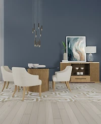 Furniture Frandlyn 5-Pc. Glass Round Dining Set