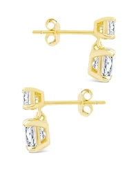 Sterling Forever Silver Galatea Brilliant Cut Cz Studs